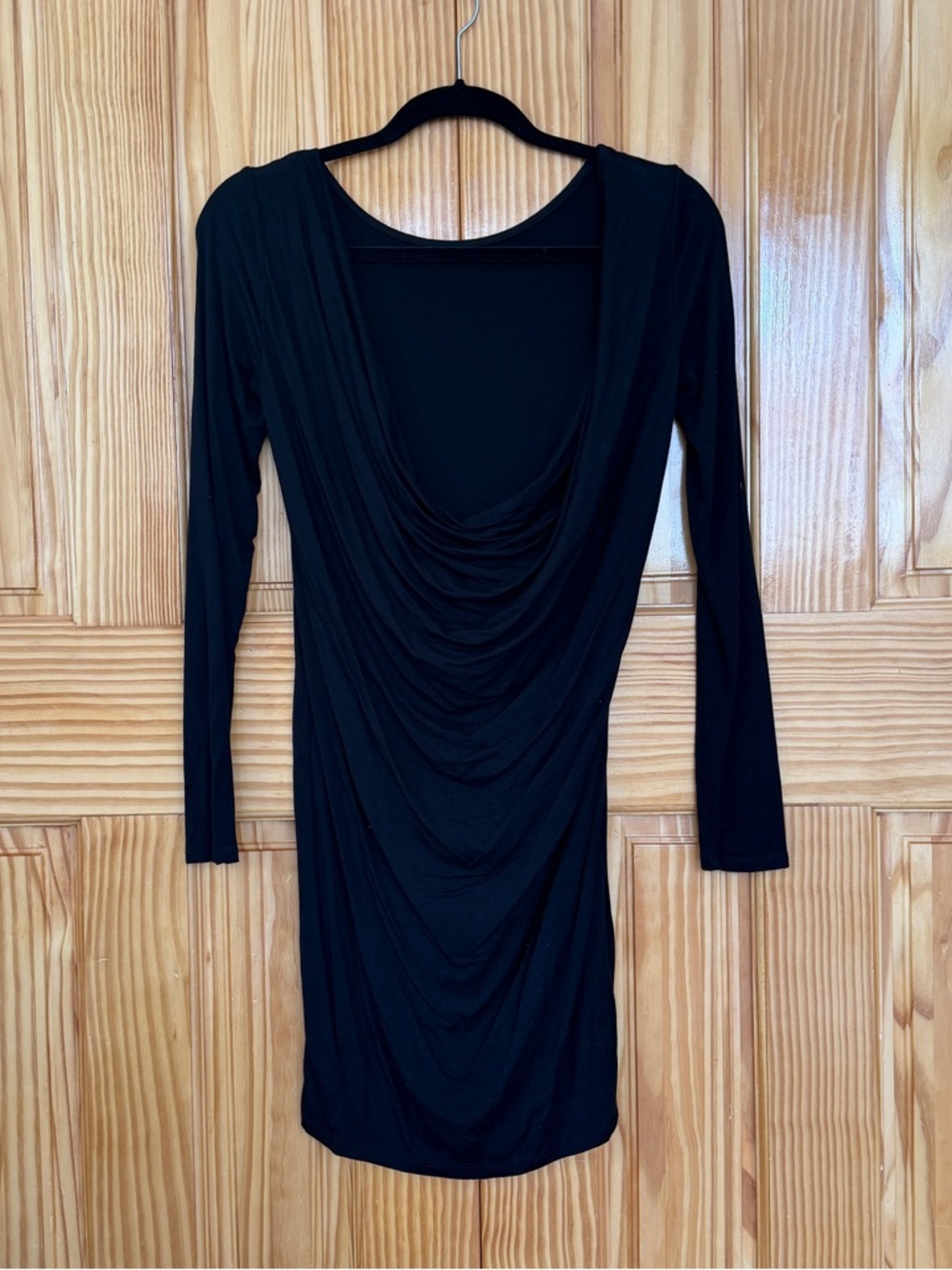 Backless Black Dress